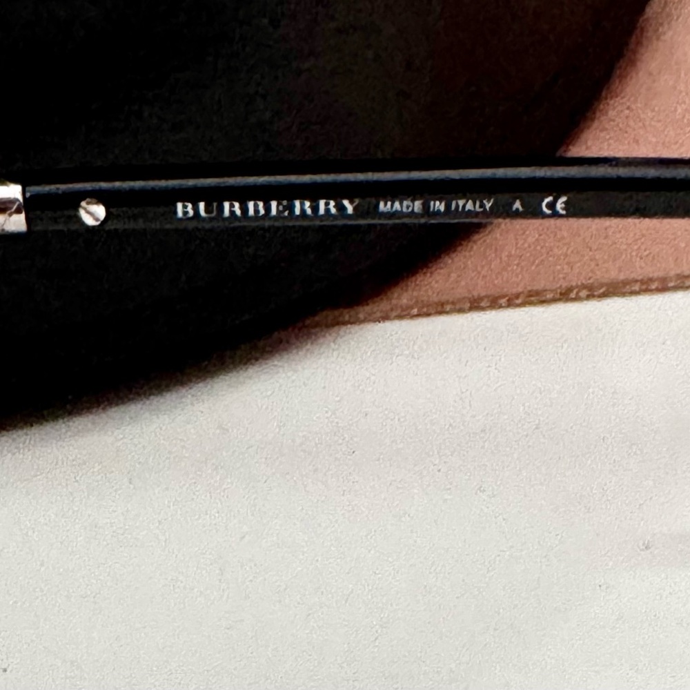 Burberry Silver Aviator Sunglasses - Picture 5 of 8